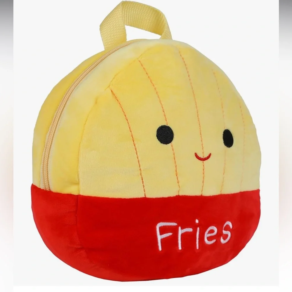 Squishmallows NWT Floyd the French Fries Plush Bag